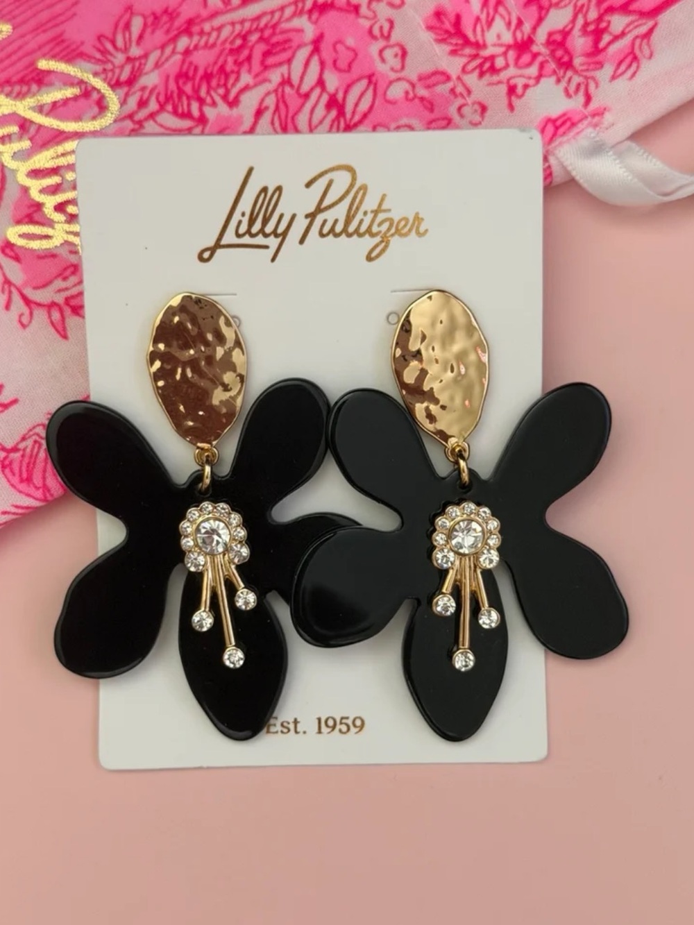 Lilly Pulitzer “In A Flutter” Statement Earrings